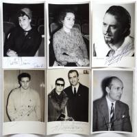 イタリア歌劇団 1959来日公演ブロマイド　21枚 内サイン入16枚