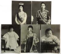 皇室御写真集　主婦之友(十月号)特別附録　5枚袋付
