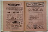 Bertram's W. Mills' CIRCUS 10th Olympia season 1929-1930 プログラム