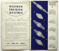 WALTHAM PREMIER　ウォルサム時計カタログ