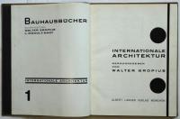 INTERNATIONAL ARCHITEKTUR 　bauhaus bücher 1