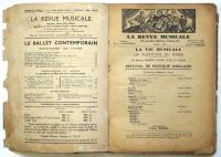 LA REVUE MUSICALE　19e année numéro182　Le Ballet Contemporain
