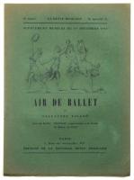 LE BALLET au XIX siècle　Numéro Spécial de la Revue Musicale