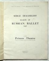 Serge Diaghileff Season of RUSSIAN BALLET 1927