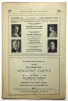 ANNA PAVLOWA　Manhattan Opera House　Season 1924-1925