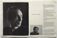 THE NEW YORK CITY BALLET　New York City Center of MUSIC and DRAMA　プログラム共
