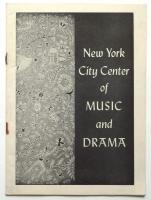 THE NEW YORK CITY BALLET　New York City Center of MUSIC and DRAMA　プログラム共