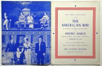 THE AMERICAN WAY　Fredric March　Souvenir Book