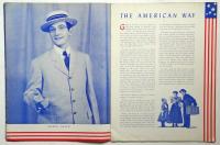 THE AMERICAN WAY　Fredric March　Souvenir Book