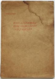 （独）K.ラデック：R.ルクセンブルク/Ｋ.リープクネヒト/Ｌ.ヨギヘス