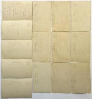 新潟・高橋紙店 元吉〈朝倉製〉 芸者絵葉書20枚・ブロマイド2枚　22枚