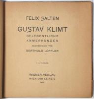 GSTAV KULIMT　グスタフ・クリムト－時評－1903