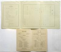 笈田光吉独奏会　1928年/1930年　プログラム　2部