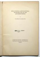 Educational and Cultural Background of the Japanese People　国際文化振興会講演録