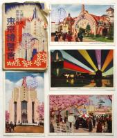 大礼記念国産振興 東京博覧会　絵葉書　8枚袋付
