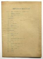 日米アイスホッケー戦 1952　プログラム