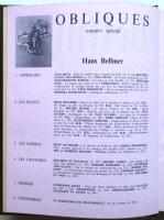 OBLIQUE numéro spécial BELLMER　オブリック特別号ベルメール