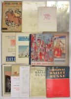 バレエ・リュス Ballets Russes　1910-1950　プログラム・チラシ他　68点