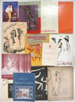 バレエ・リュス Ballets Russes　1910-1950　プログラム・チラシ他　68点