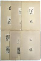 西洋古肖像銅版画　34枚貼込