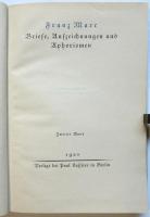 (独）フランツ・マルク書簡集　図版篇共　2冊