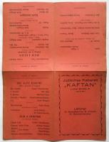 Jüdisches Kabarett〈KAFTAN〉プログラム