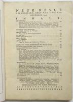 NEUE REVUE　heft 10