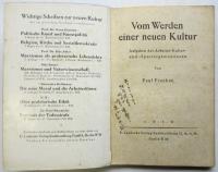 Vom Werden einer neuen Kultur