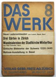 DAS WERK　18.jahrgang augst 1931