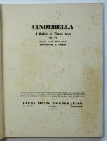 楽譜 S. Prokofieff　CINDERELLA ballet Op.87 Piano Score