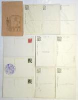 東京朝日新聞　絵葉書　10枚袋付