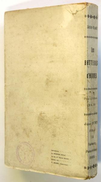 仏訳 マゾッホ Les Batteuses D'hommes(Léopold von Sacher-Masoch