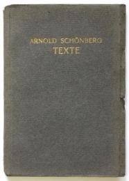 Arnold Schönberg Texte