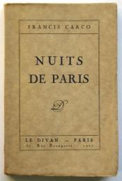 Nuits de Paris　カルコ「パリの夜」初版