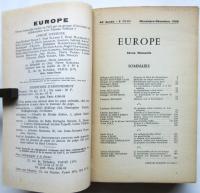 EUROPE Surréalisme No.475-476 Année46°