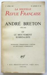 La Nouvelle Revue Française 15e Année No.172　ANDRÉ BRETON et le mouvement surréaliste