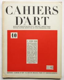 CAHIERS D'ART　5 année 10 1930