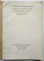 A United Freemasonry