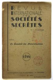 Revue International des Sociétés Secrétes No.7 1938