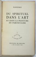 Du Spirituel dans l'art　（仏訳）芸術の精神