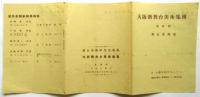 大阪新舞台美術集団 第4回 舞台美術展　目録