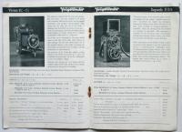 フォクトレンダー・カメラ型録　Voigtländer Cameras:1936 