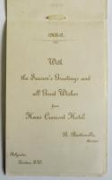 Hans Crescent Hotel 1909 グリーティングカード