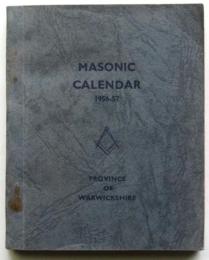 MESONIC CALENDAR 1956-57