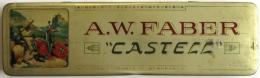 ドイツ製鉛筆空き缶　A.W.FABER“CASTELL”
