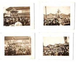 佃島 住吉神社 神輿渡御 豆写真　4枚