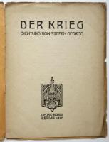 DER KRIEG　シュテファン・ゲオルゲ詩集