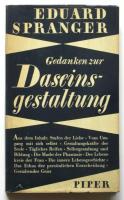 Gedanken zur Daseinsgestaltung　E.シュプランガー相良守峰宛署名入