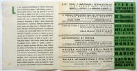 NEL 1936.XIV　A MILANO　第4回ミラノ・トリエンナーレ関連リーフレット