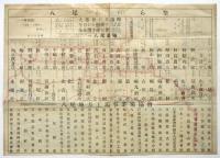 （越中）八尾おわら祭（案内図）